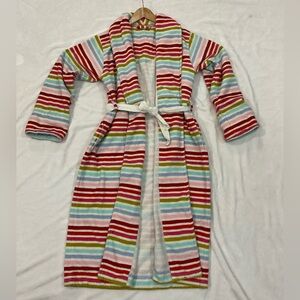 Very Vintage Victoria's Secret Multicolor Striped Robe